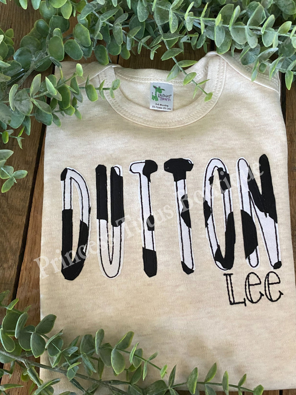 Personalized Baby Romper with Hat | Custom Name Appliqué Initial Outfit | Newborn Gift