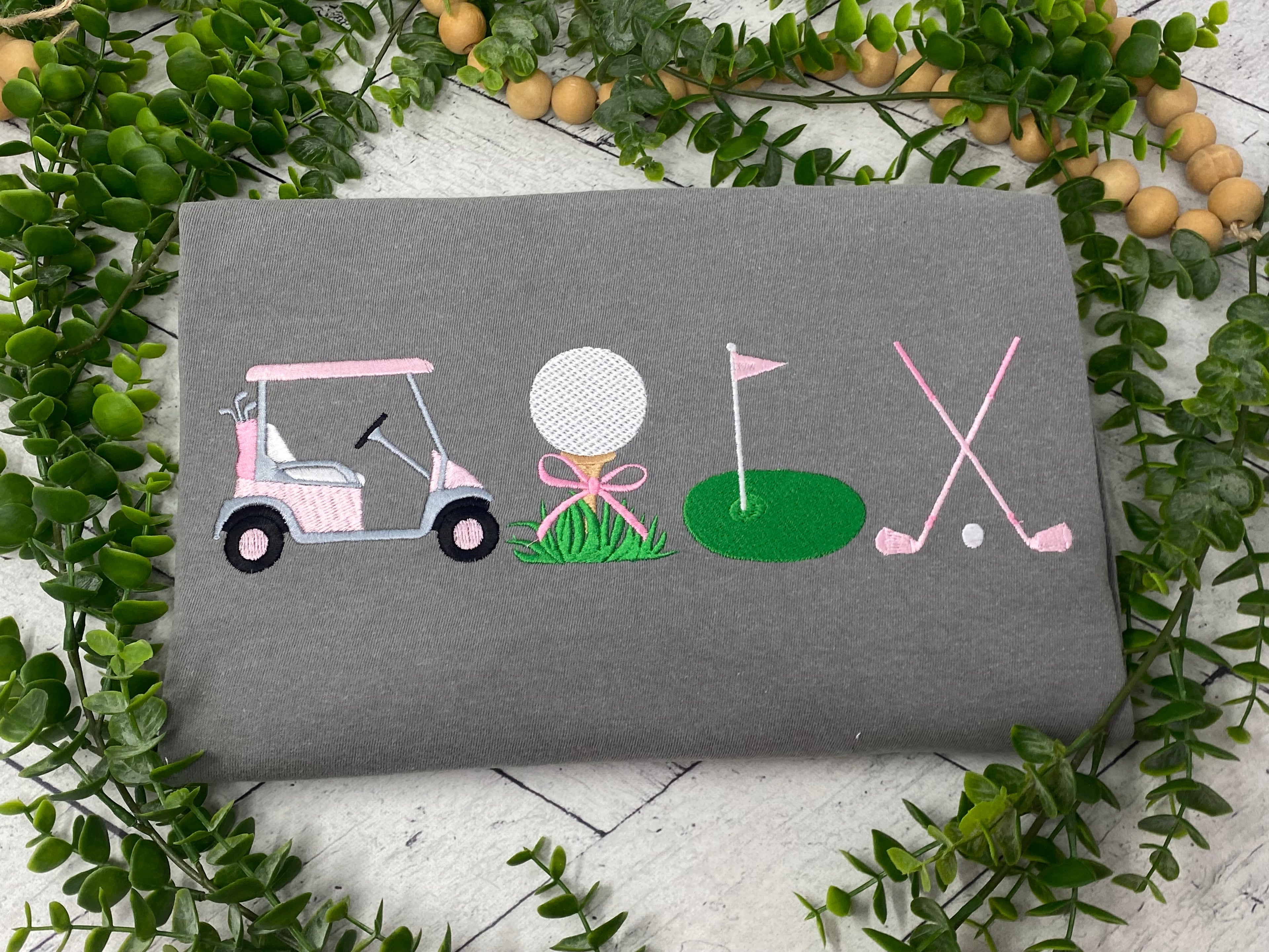 Personalized Golf Shirt Embroidered, Golf Mom Shirt, Golf Lover Gift, Women’s Golf Tee, Cute Golf Outfit, Country Club Shirt, Golf Cart Shirt