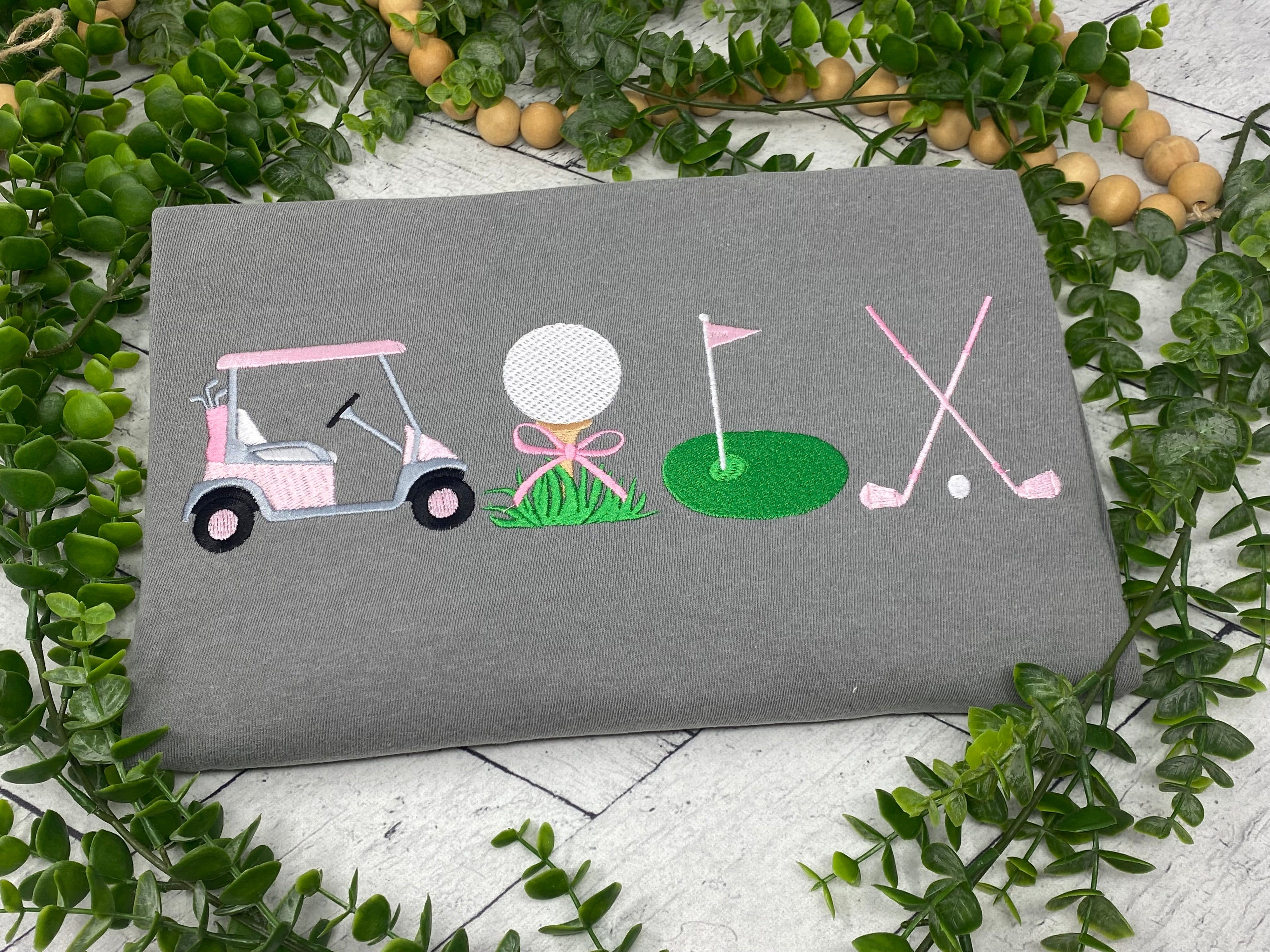 Personalized Golf Shirt Embroidered, Golf Mom Shirt, Golf Lover Gift, Women’s Golf Tee, Cute Golf Outfit, Country Club Shirt, Golf Cart Shirt