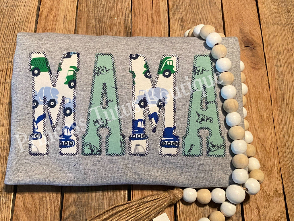 Custom DADA Keepsake T-Shirt – Baby Clothes Appliqué, Personalized Dad Gift