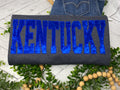 Kentucky Velvet Appliqué Sweatshirt | Embroidered Crewneck | Wildcats Game Day Shirt