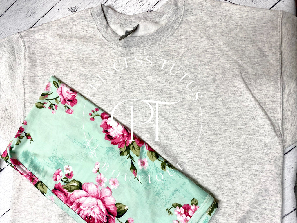 Personalized MAMA Keepsake Sweatshirt | Custom Appliqué Crewneck from Baby Clothes | Memory Gift for Mom