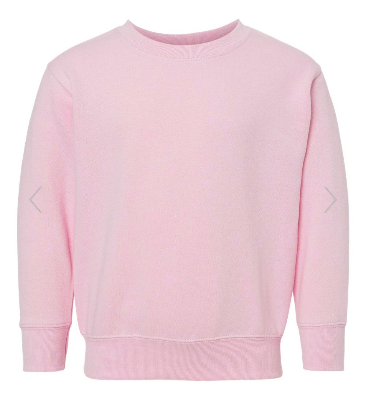 Personalized Girls Monogram Sweatshirt – Pink Appliqué Initials Crewneck – Custom Baby & Toddler Name Sweatshirt – Boutique Style